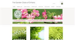 Desktop Screenshot of gardenclubsofontario.ca