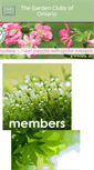 Mobile Screenshot of gardenclubsofontario.ca